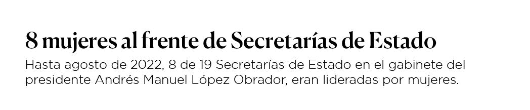 Secretarías de Estado Cabeza