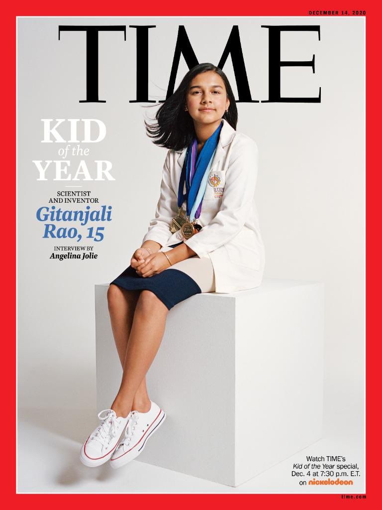 La científica de 15 años, Gitanjali Rao, es la Niña del Año de Time