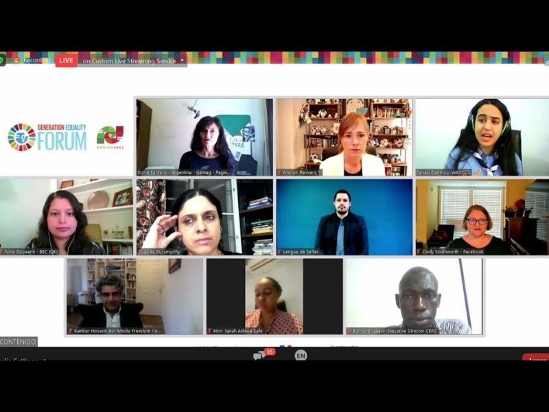 Los medios son clave en la agenda feminista, coinciden en Foro de ONU Mujeres