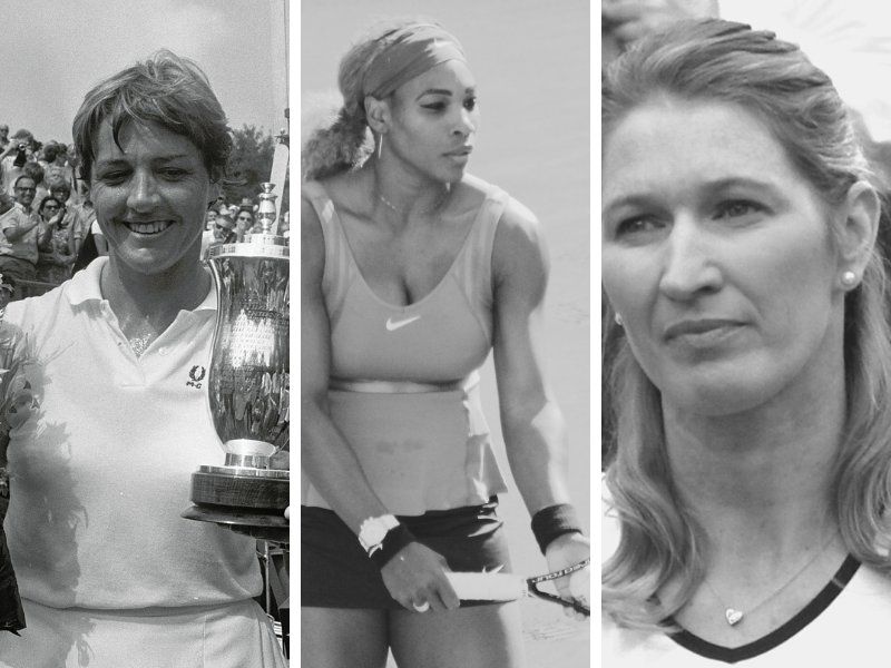 Las 3 mujeres tenistas que lograron más torneos de Grand Slam que Rafael Nadal